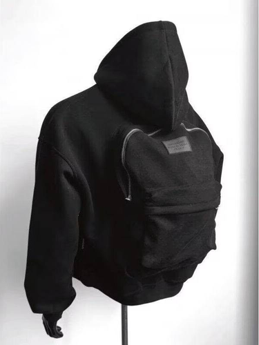Men's Clothing 25 New Design Heavyweight Hooded Sweatshirt With School Bag_voghion.com