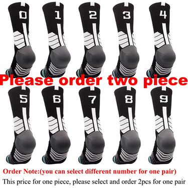 Number 0-9 Men's Basketball Sports Fiess Cycling Soccer Jogging Running baloncesto Sock Calcetines Socks_voghion.com