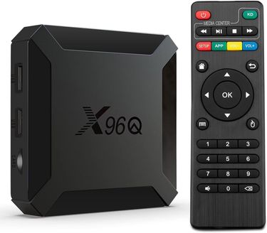 Android 10.0 TV Box, X96 Q, Allwinner H313 Quad Core Arm Cortex A53, 2GB RAM 16GB ROM Smart, Soporte 4K 3D HDR, 2.4GHz WiFi_voghion.com