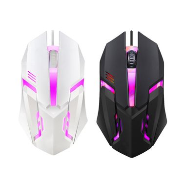 E-Sport USB-Maus Mit Kabel, Bunte LED-Gaming-Maus, 5000 DPI, Kabelgebundene Mäuse, Optische Kabelgebundene Gamer-Maus Für Desktop-Laptop-PC-Computer_voghion.com