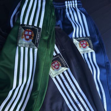 New Hot-Selling Street Fashion White Stripe Print Comfortable Casual Men's Sports Pants_voghion.com