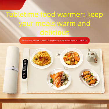 Flexible Silicone Hot Plate Tray, Adjustable Temperature Food Warming Mat, Insulation Board For Dining Table To Keep Meals Hot, Multi-Functional_voghion.com