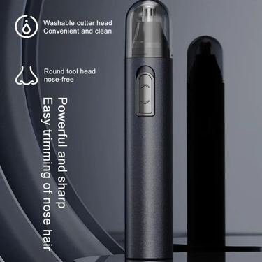 Electric Nose Hair Trimmer Portable And Fast Men's And Women's Hair Trimmer Nose And Ear Hair Removal Cleaner Washable No Noisy_voghion.com