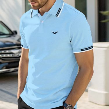Men's Loose Fit Polo Shirt - Short Sleeve, Breathable & Wrinkle-Free Polyester, Summer Casual With Trendy Prints (S-2XL, 4 Colors)_voghion.com