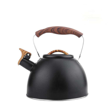 HAB36A3LB European-style SUS Whistle Kettle (3L,0.35mm Thick, BPA-free) -Compatible With Natural Gas, Induction Cookers_voghion.com