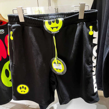 Men's Shorts VIVA ITALIAN BRAND BARROWS MEN WOMEN UNISEX SMILE SHORT PANT OVER SIZE COTTON 320gram for BEACH STREET_voghion.com