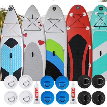 4Pcs Kayak D type buckle SUP paddle board rope fixed buckle glue_voghion.com