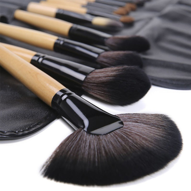 24-piece makeup brush set, makeup brush, eyelash brush, eye shadow brush, blush brush set, MINI model GUJHUI_voghion.com