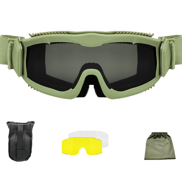 Full-frame Anti-fog Tactical Goggles, Wide Field Of Vision, Superior Anti-fog Tech Ensures Clear Sight_voghion.com