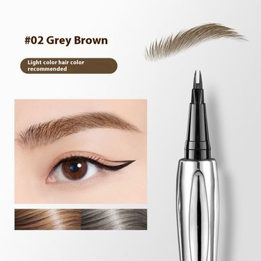 A. M. G Bifurcated Eyebrow Pencil Waterproof Non Smudging Extremely Fine Eyeliner Liquid Pen Hair Flu Wild Eyebrow Stereoscopic Eyebrow Pencil_voghion.com