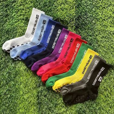 Cross Border FOOTBALLSOCKS Hot Selling Towel Bottom Silicone Anti Slip And Deodorizing Professional Sports Football Socks_voghion.com