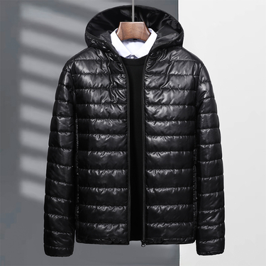 Men's Clothing Cotton-padded Autumn And Winter Sports Casual Hooded Coat Warm Cotton-padded Jacket Youth Solid Color Padded Jacket_voghion.com