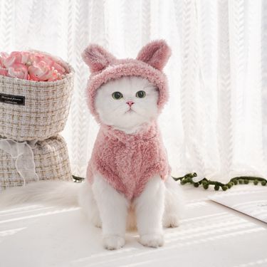 Fleece Jacket With Hood For Dogs, Winter, Soft By PawParty Store_voghion.com