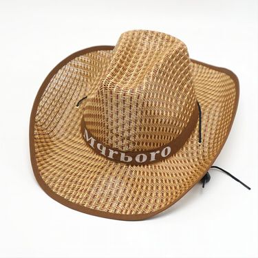 Hot Sale Straw Jazz Western Cowboy Men Outdoor Fishing Protection Farm Work Top Sun Hat_voghion.com
