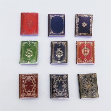 Dollhouse1:12 mini doll house classic books pocket home accessories BJD scene shooting props_voghion.com