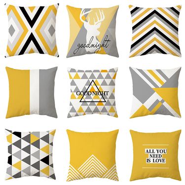 Geometry Pillow Peach Skin Velvet Short Plush Minimalist Nordic Living Room Sofa Cover Float Window Cushion_voghion.com