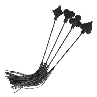Sex Toys Leather Racket Peach Heart Pointed Corner Square Piece Black Whisker Love Heart Shaped Plum Blossom Leather Racket_voghion.com