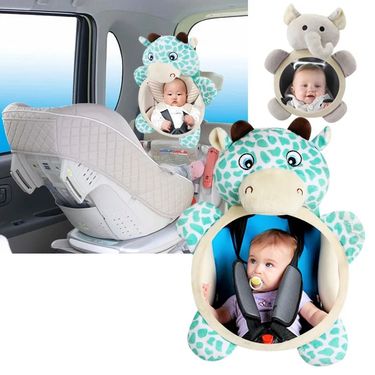 Baby Car Mirror Safety Car Seat Mirror Rear Facing Car Seat Mirror Wide Crystal Clear View Shatterproof Car Kids Monitor_voghion.com