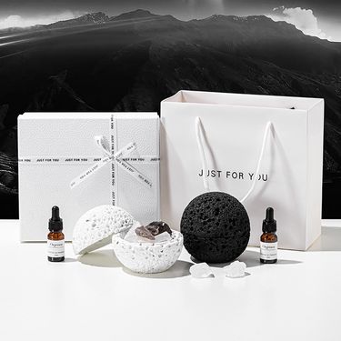 Flameless & Safe Fragrance Fireless Aromatherapy Natural Crystal Diffuser Stone Space Series Essential Oil Small Ornaments Lasting Fragrance Gift Box_voghion.com