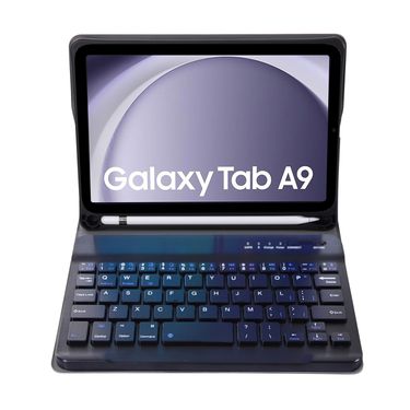 Potrivit pentru Samsung Galaxy Tab A9 Plus, tastatură Bluetooth din piele x110 x115 Husă de protecție cu fantă stilou_voghion.com