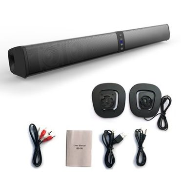 TV Speaker Wireless Bluetooth Speaker Separated Sound Bar Music Center Column For Computer Subwoofer For TV with Fm Radio TF AUX_voghion.com