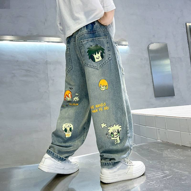 Toddler Boys Clothing Autumn And Winter New Street Handsome Spring And Autumn Boys Autumn Clothing Pants_voghion.com