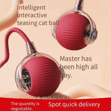 Cat Toy Cat Smart Teasing Cat Ball Self-pleasure To Relieve Boredom Kitten Automatic Dodging Pet Electric Protruding Rolling Stick Artifact_voghion.com