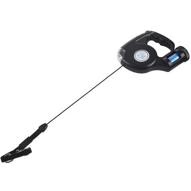 4.5m Led Flashlight Extendable Retractable Leash Lead With Garbage Bag_voghion.com