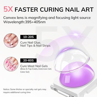 Lavinda handheld is nails, mini nail UV cordless lamp quick drying portable single finger lamp, suitable for gel nails_voghion.com