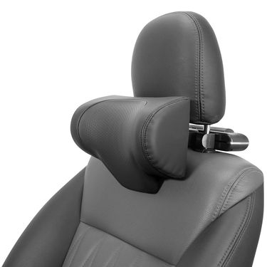 Car headrest multifunctional adjustable leather pillow neck pillow car memory foam main and auxiliary driving bracket head_voghion.com