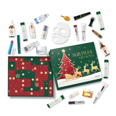 Christmas Beauty & Skincare Surprise Blind Box Daily Makeup & Skincare Nourishing Refreshing Hydrating Facial Care Gift Set_voghion.com