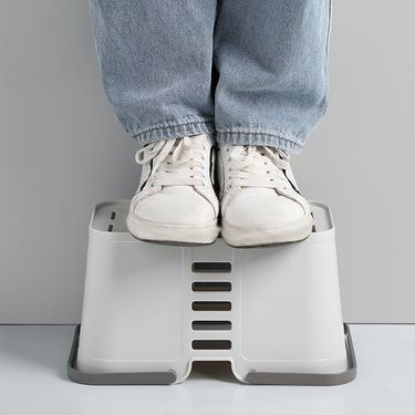 Handheld Basket For Toiletries, Cute Korean Basket, Bath Storage Box, Plastic_voghion.com