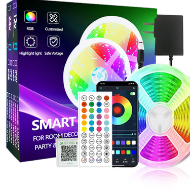 Holiday Lighting Wifi Bluetooth Led Light Strip Set Rgb Colorful Light Strip Pickup Gaming Bedroom Atmosphere Light New Ultra Thin Private Model_voghion.com