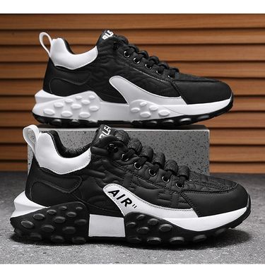 New Casual Sports Dad Trendy Breathable Men's Versatile Height Increase Small Whiteboard Comfortable Shoes_voghion.com