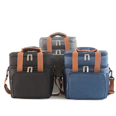Functional Bags Layer Lunch Bag, Large Capacity Lunch Bag, Outdoor Picnic Waterproof Ice Pack, Bag_voghion.com