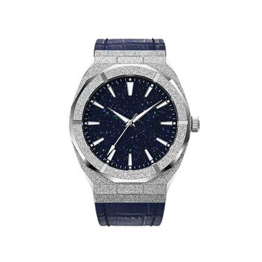 Classic new men's stainless steel waterproof luminous high-grade leather watch_voghion.com