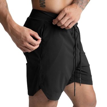 Men's Quick Drying Breathable Active Training Exercise Jogging Cycling Running Polyester Shorts129_voghion.com