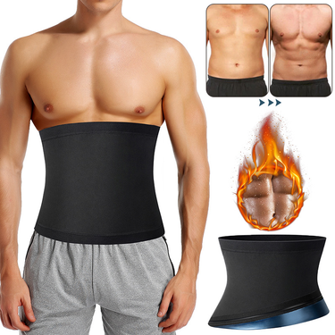 sweat belt men's fitness exercise sweat running yoga sweat waist trainer waist and abdomen belt_voghion.com