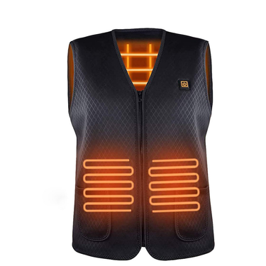 Heated vest winter new men's casual vest charging heating USB interface intelligent constant temperature heating vest_voghion.com