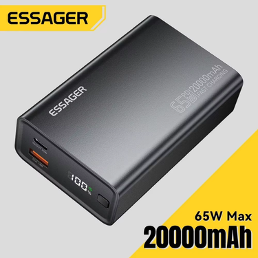 Essager Power Bank 20000mAH Portable PD 65W Fast Charging Mobile Phone External Battery Powerbank For IPhone17 16 15_voghion.com