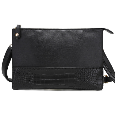 Men's ClutchBag Wrist Bag Hold Bag Men's Crocodile Print Grab Bag Men's Shoulder Oblique Straddle Bag Fashion Men's Folder Bag_voghion.com