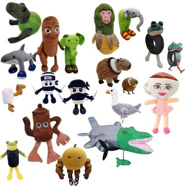 Tung Tung Tung Sahur Shark Shanhaijing Spoof Plush Toy Doll_voghion.com