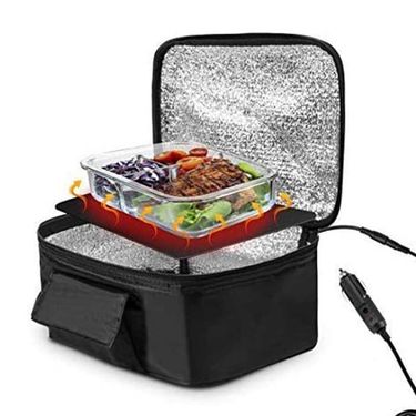 Portable Food Warmers 12V 90W Electric Oven Fast Heating Picnic Microwave for Travel Camping Food Cooking_voghion.com