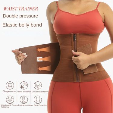 Women Shapewear Sport Yoga Waist Corset Belly Band Ladies Corset Belt Girdle Waist Protector Sweaty Sports Fitness Body Shaping Waist Shapewear_voghion.com