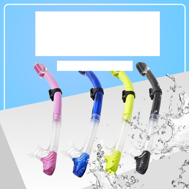 Adult a color full dry snorkel water sports equipment liquid silicone material_voghion.com