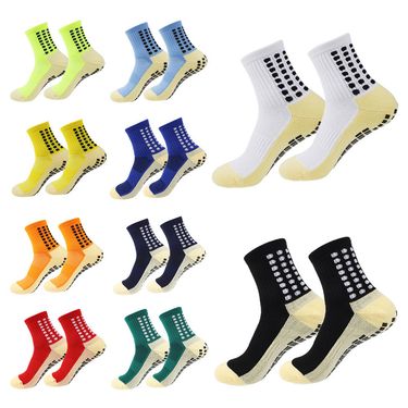 Sports & Outdoor Training Sweat Absorbent Breathable Suit Non Slip Towel Bottom Glue Football Socks + Football Board Leggings_voghion.com