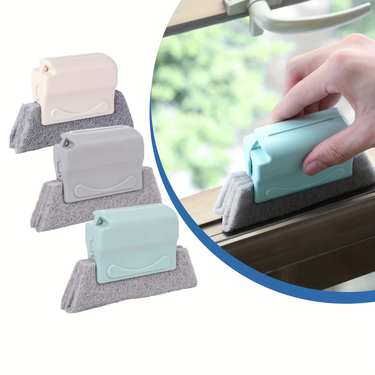 1pc Cleaning Brush, Window Groove Cleaning Brush, Buckle Type Scouring Pad_voghion.com