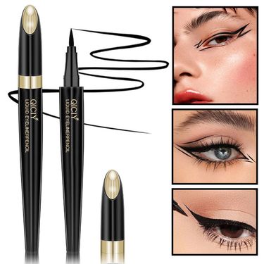 hot selling eyeliner pen waterproof, sweat proof, quick drying liquid eyeliner pen makeup_voghion.com