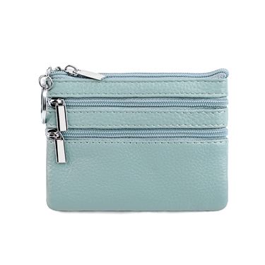 Practical women's large capacity coin purse, mini leather coin bag, ultra-thin zipper, key holder, layered cowhide wallet_voghion.com