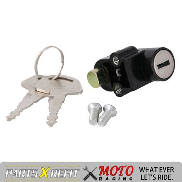Motorcycle Aluminum Alloy S-20 Steering Lock-01, Universal Fit For Most Bikes, Anti-Theft Security Lock, Black_voghion.com